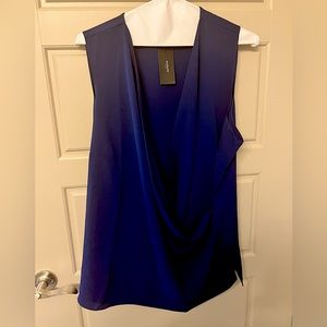 NWT Alfani Plus - Blazing Navy Cross-front top - 2X